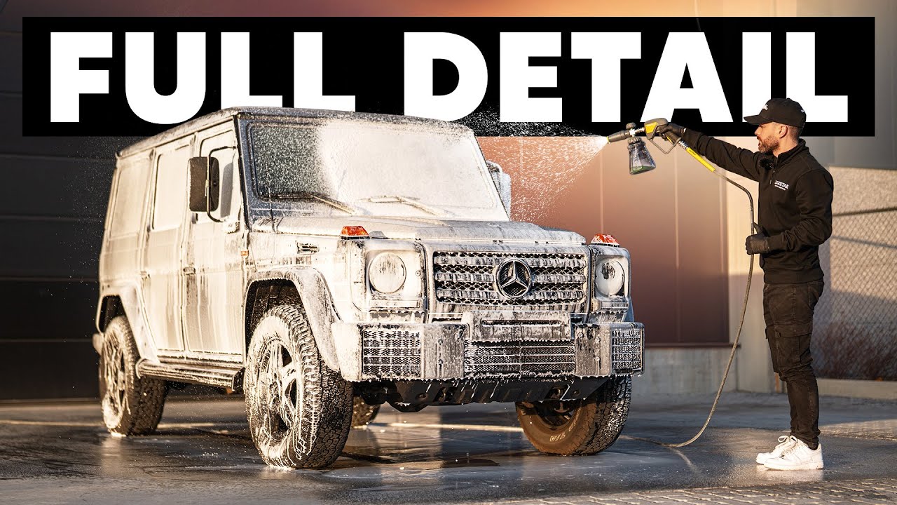 Wash, Polish & Coating of a Mercedes G-Class - Exterior Detailing
