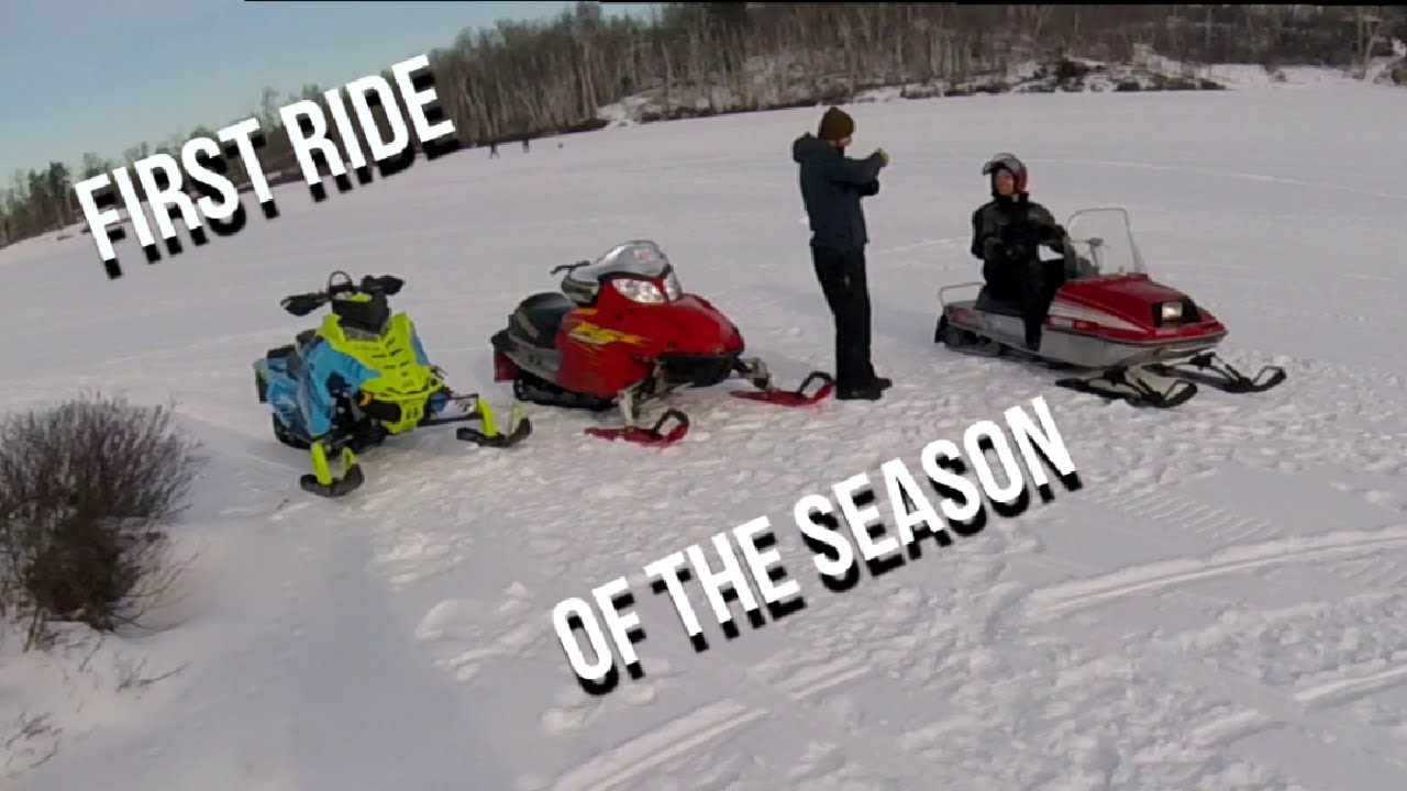 First Snowmobile Ride Of 2022 - Top Speed Radar Runs, Enticer 250, Firecat F5, 2020 Polaris 850
