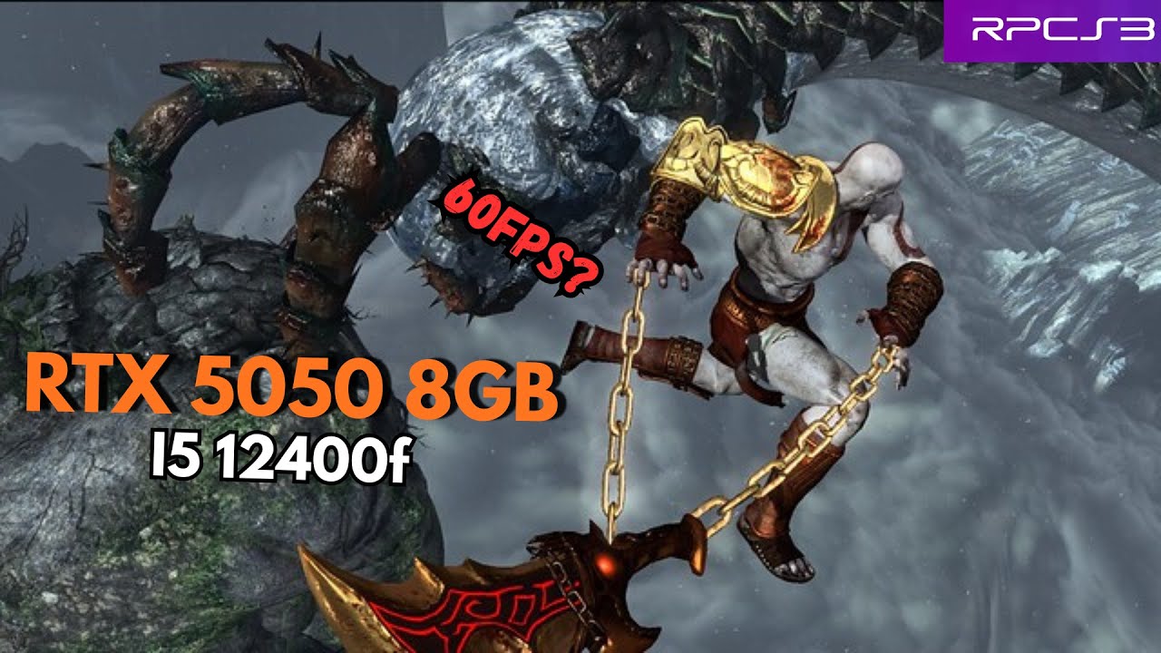 God of War 3 PC (RPCS3) | i5-12400F + RTX 5050 | FPS + Gameplay