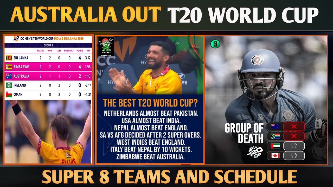 Australia Out T20 world cup 2026 | Pakistan vs India match | icc world cup schedule | 