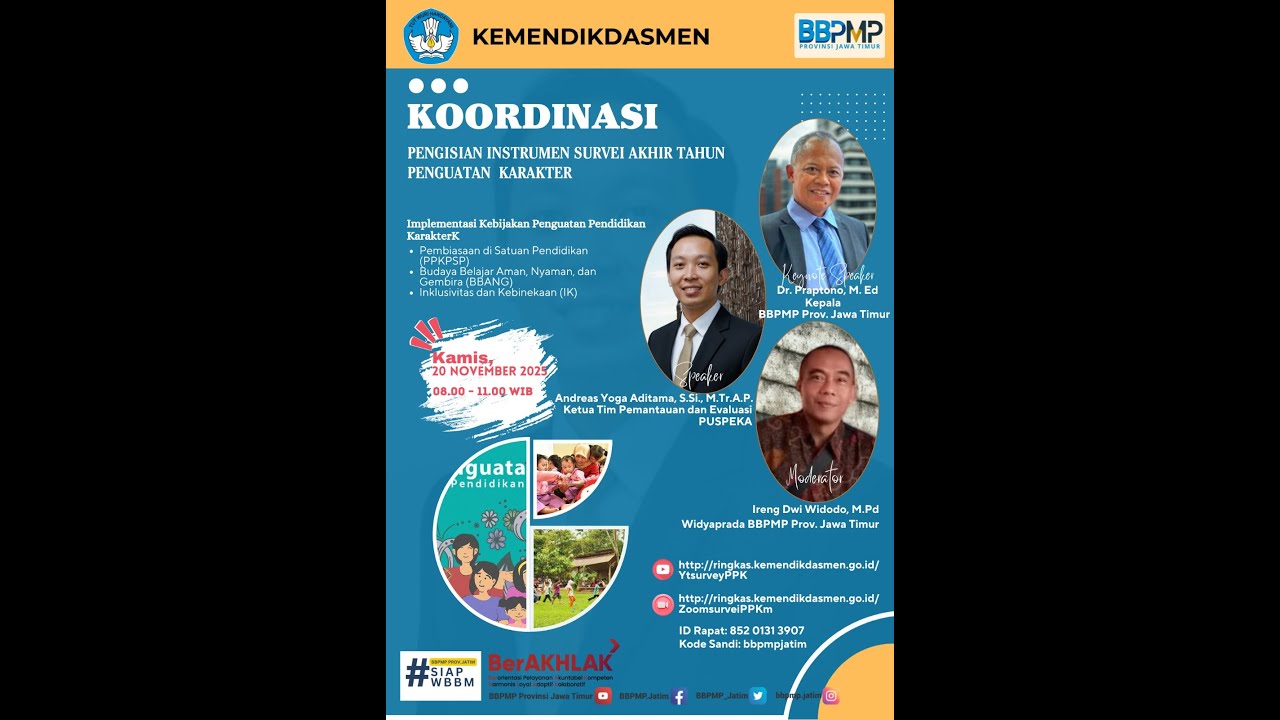 Koordinasi koordinasi pengisian instrumen survei akhir tahun PPK