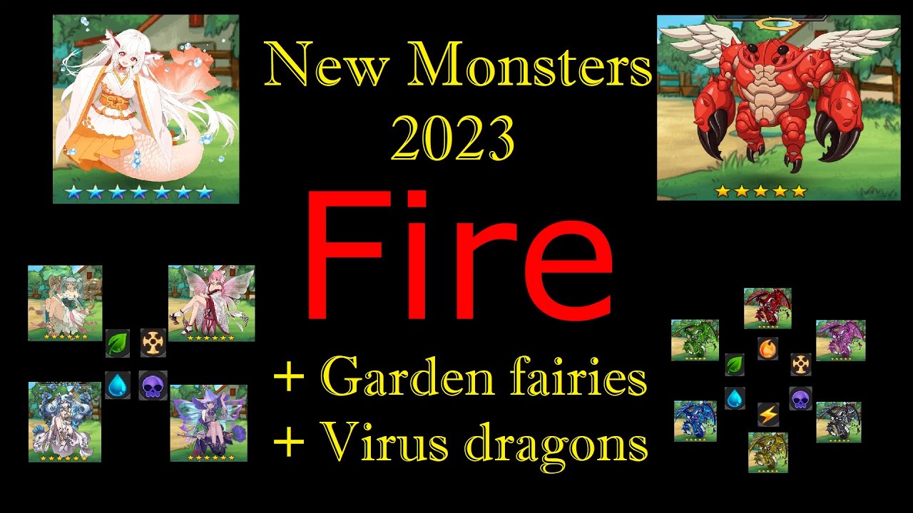 Neo Monsters - New Fire monsters from 2023
