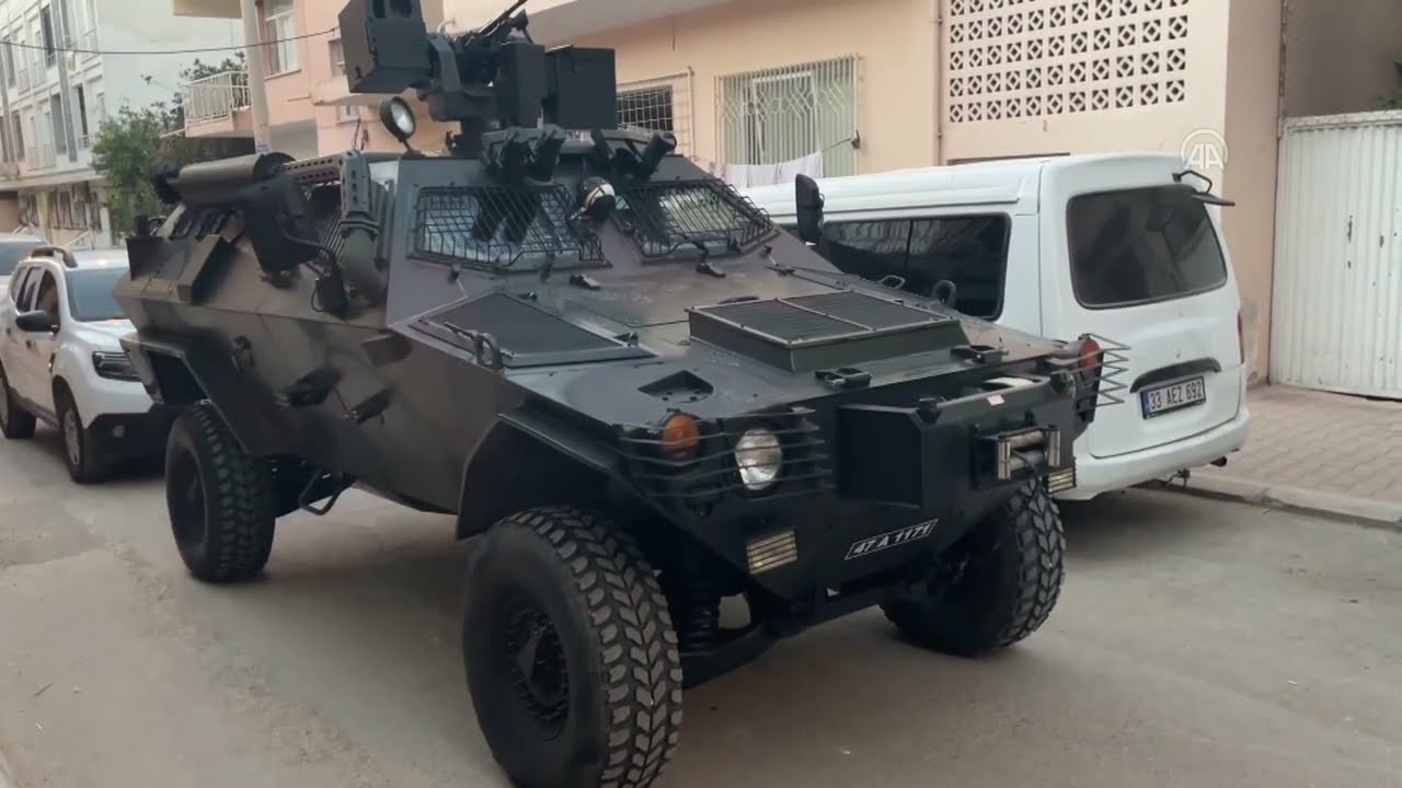 Mersin'de 15 terör şüphelisine yönelik operasyon düzenlendi