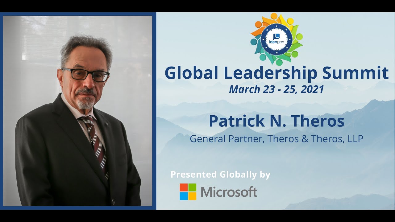 Watch Patrick Theros, General Partner, Theros & Theros, LLP