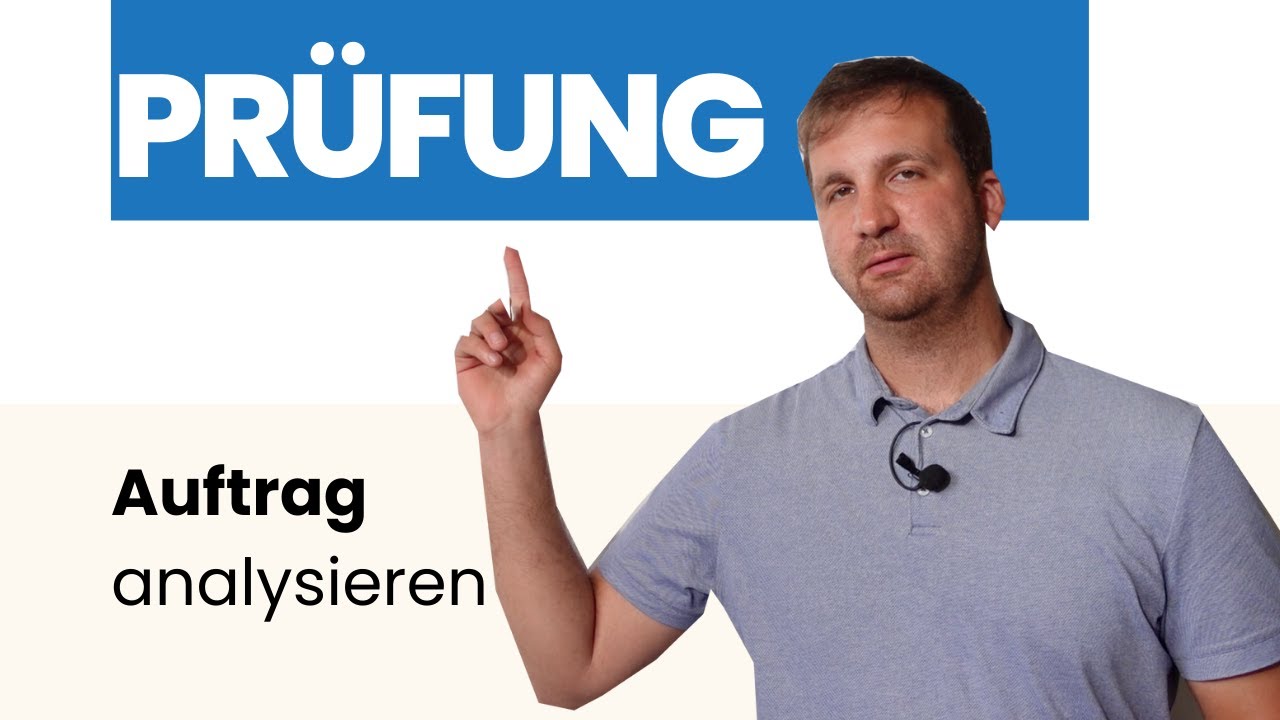 Pr&uuml;fungsaufgabe - Auftragsanalyse
