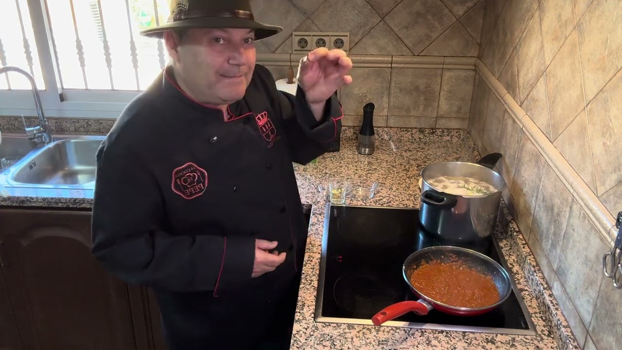 garbanzos con costilla y beicon al estilo de pepe #cocinarica #cocinaandaluza #