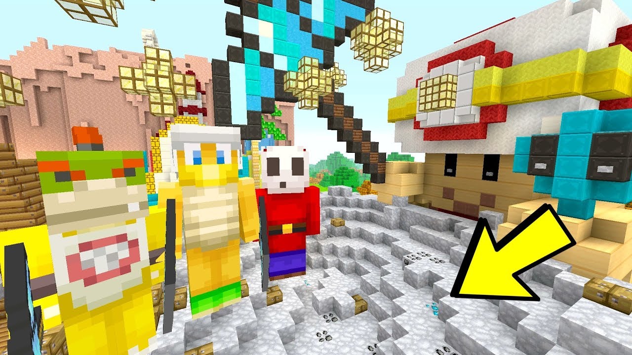 CAPTAIN TOAD TREASURE TRACK MINIGAME! [DIAMONDS!] - Mario's Nintendo Land - (Minecraft Switch) [13]
