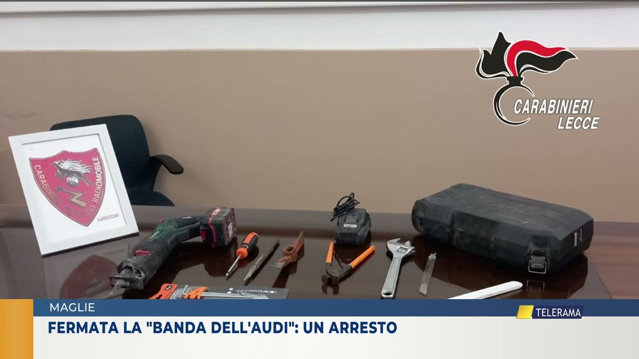 Fermata la “Banda dell'Audi”: un arresto