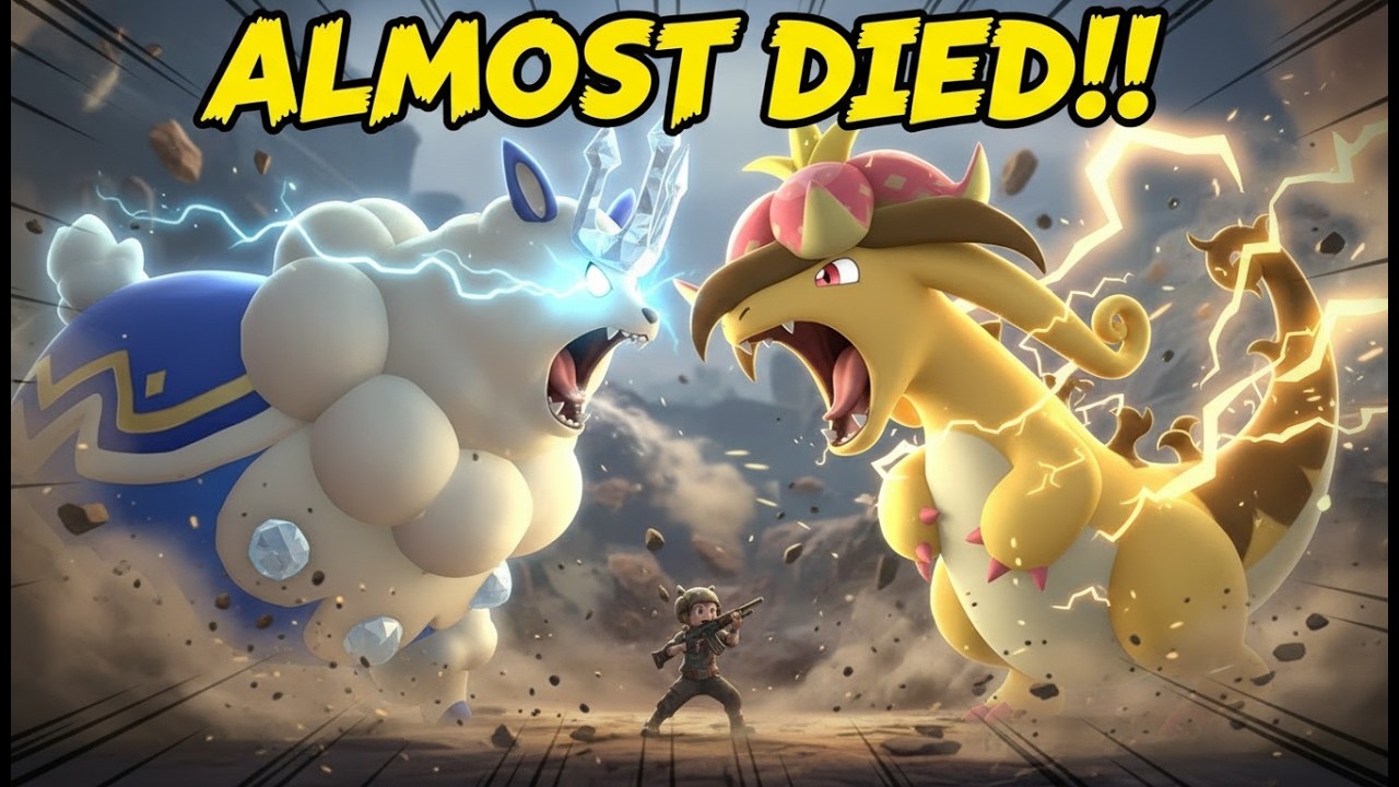 KINGPACA CRYST + DINOSSOM LUX KO HARA DIYA 😱⚡ Palworld Double Boss Fight
