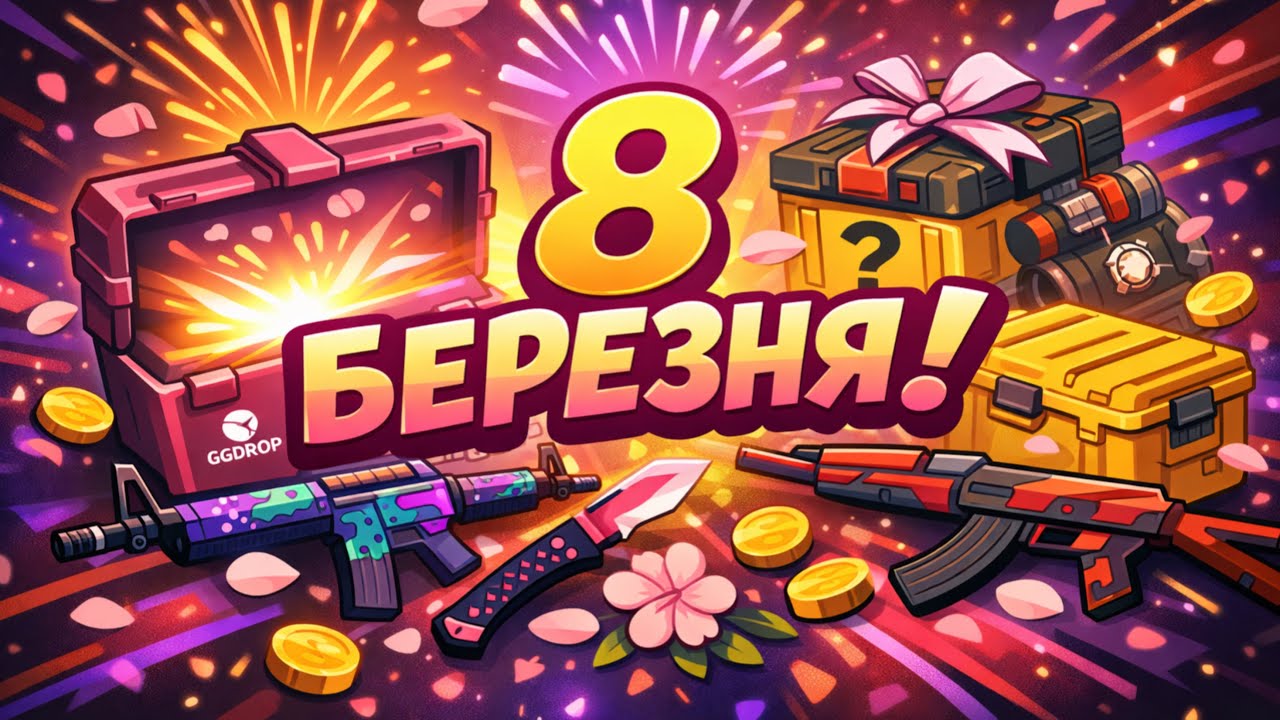 З 8 БЕРЕЗНЯ! НОВІ КЕЙСИ НА GGDROP! ЩО З МОЄЮ УДАЧЕЮ!? Я НЕ ЗАЛИШУ ЦЕ ПРОСТО ТАК!