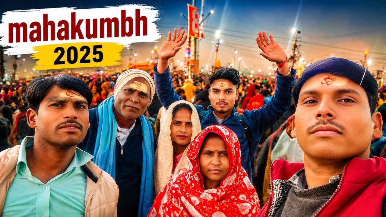 “Maha Kumbh 2025 Vlog | Holy Dip at Sangam 🙏”