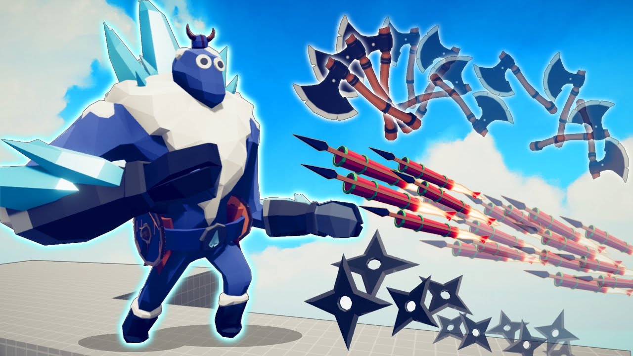 EVERY SUPER FAST RANGED vs ICE GIANT | TABS - Totally Accurate Battle Simulator