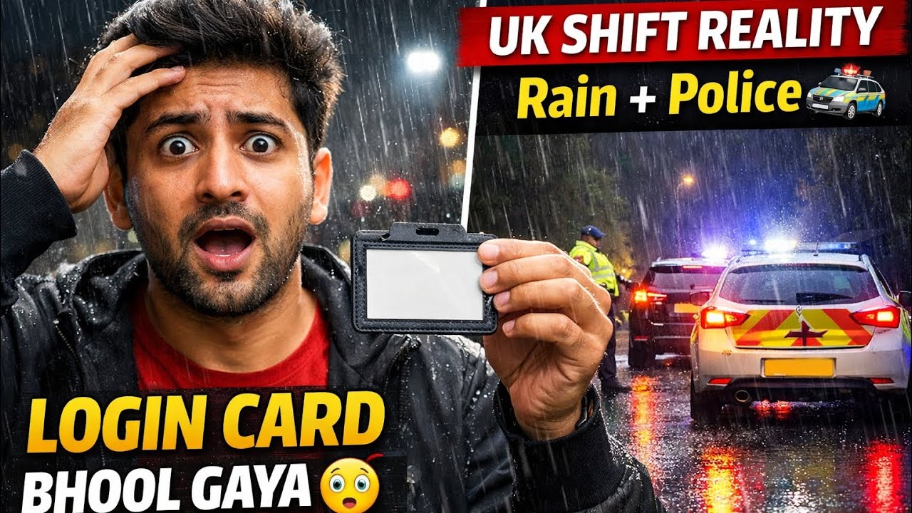 Aaj Mai Apna Card Ghar Par Bhul Gya 😱 | Rain, Police Check & UK Delivery l Vlog 20