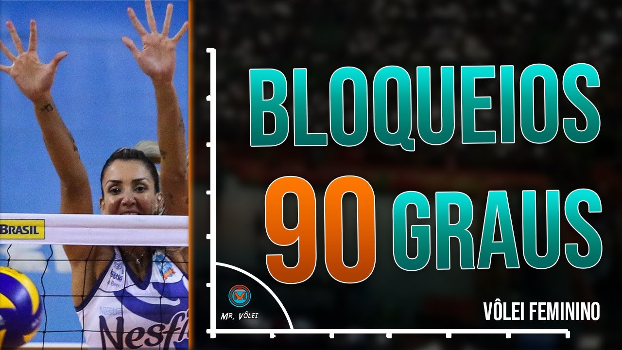 10 BLOQUEIOS 90 GRAUS MONSTRUOSOS | V&ocirc;lei Feminino