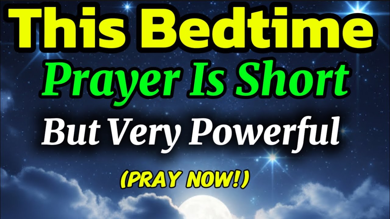 Night Prayer To Silence Anxiety and Trouble 💯❤️💕🙏| Watch What Happens When You Say This Prayer❤️💯