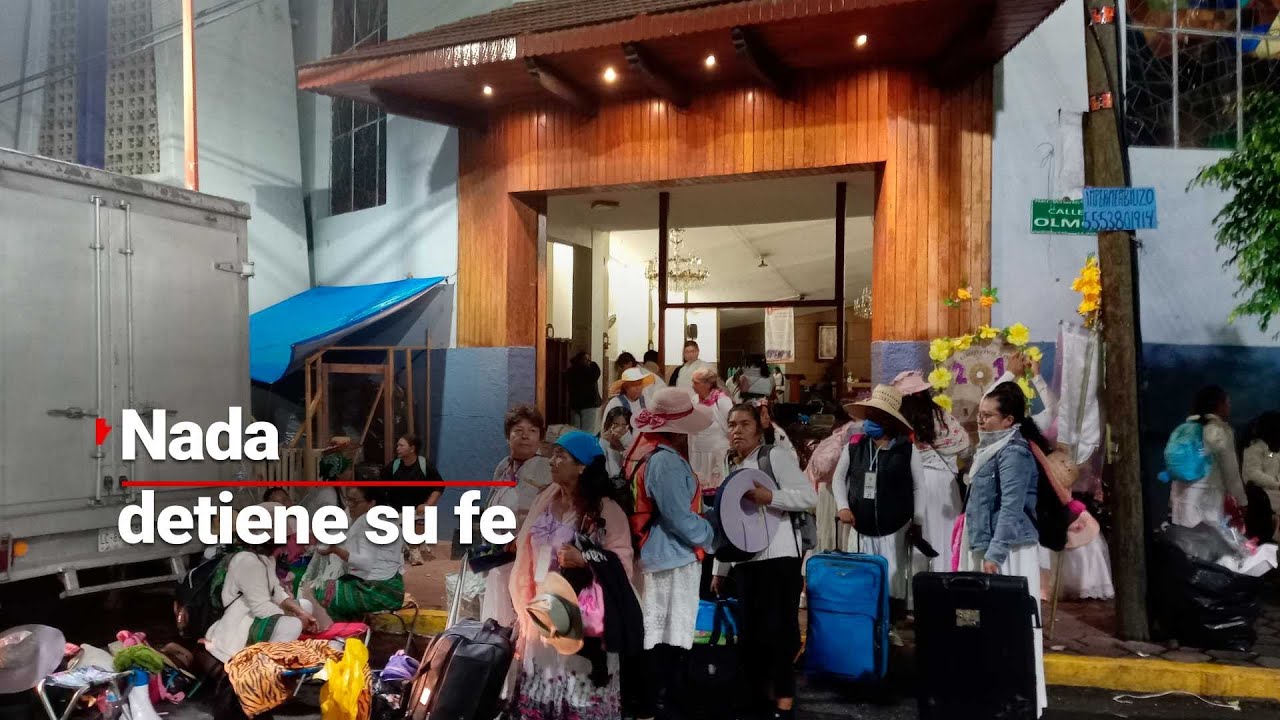 60 mil peregrinos llegan al Edomex, provenientes de Querétaro: ¡hoy es el último día de su caminata!