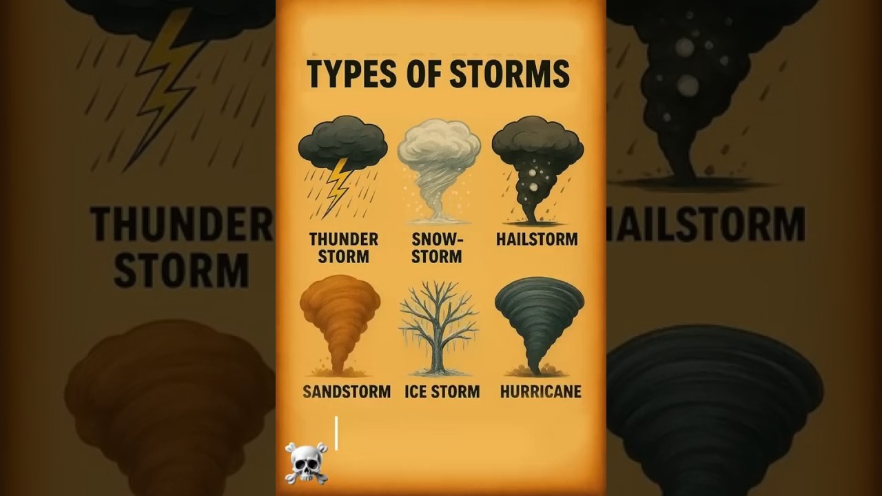 🌪️ Types of Storm Part 1 | Nature&rsquo;s Most Powerful Weather Phenomena #shorts