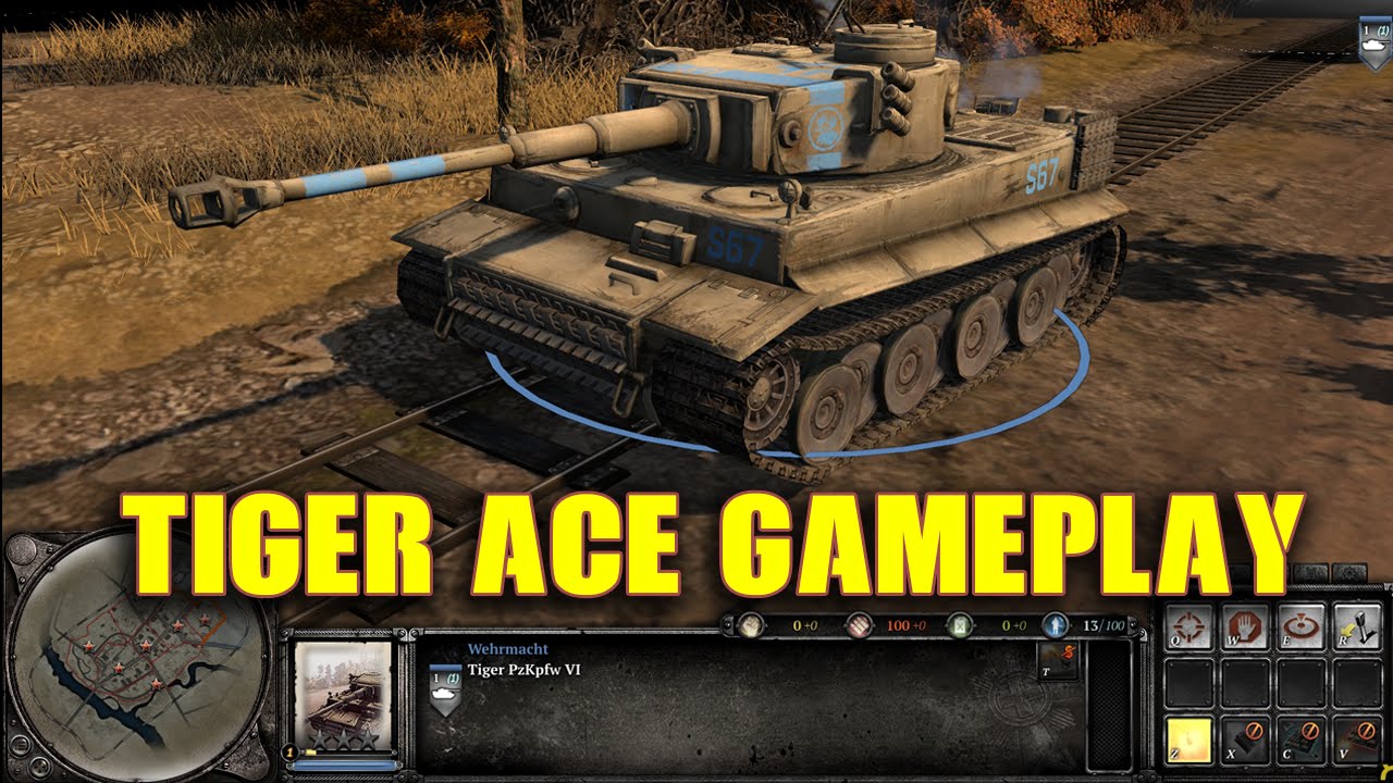 Company of Heroes 2 (Tiger Ace gameplay)