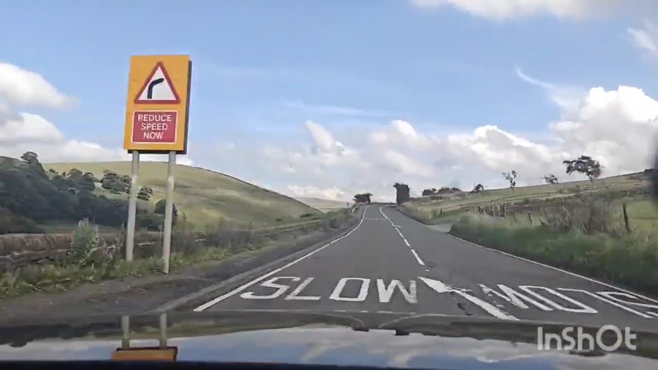 Driving from Macclesfield to the Cat and Fiddle and beyond. August 2025