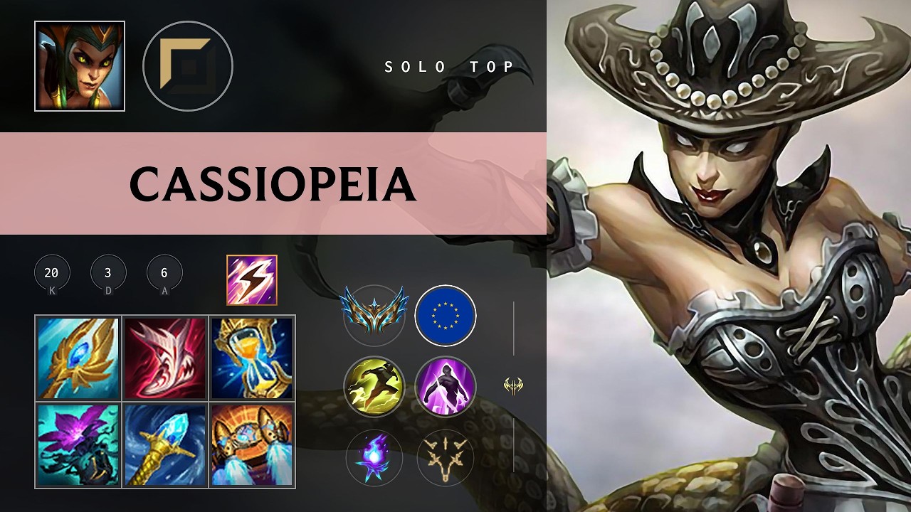 Cassiopeia Top vs Malphite - EUW Challenger Patch 26.09