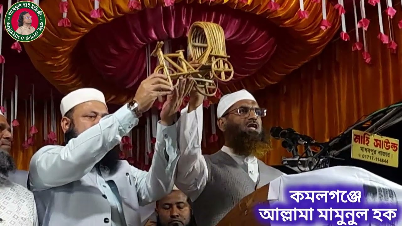 কমলগঞ্জে বক্তব্য রাখছেন আল্লামা মামুনুল হক || Allama mamunul haq