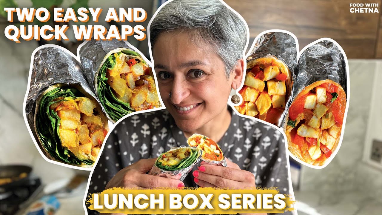 ULTIMATE PANEER ROLL & VEGAN ROLL RECIPE | Lunch Box Series | Food With Chetna