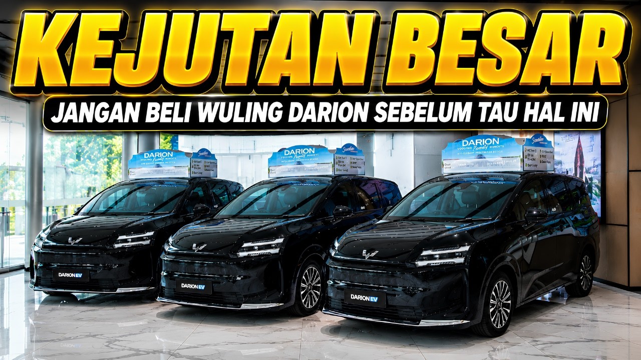 GILAK‼️ WULING DARION EV 2026: 7 SEATER MEWAH CUMA SEGINI? DP 55 JUTA & FREE MAINTAIN‼️