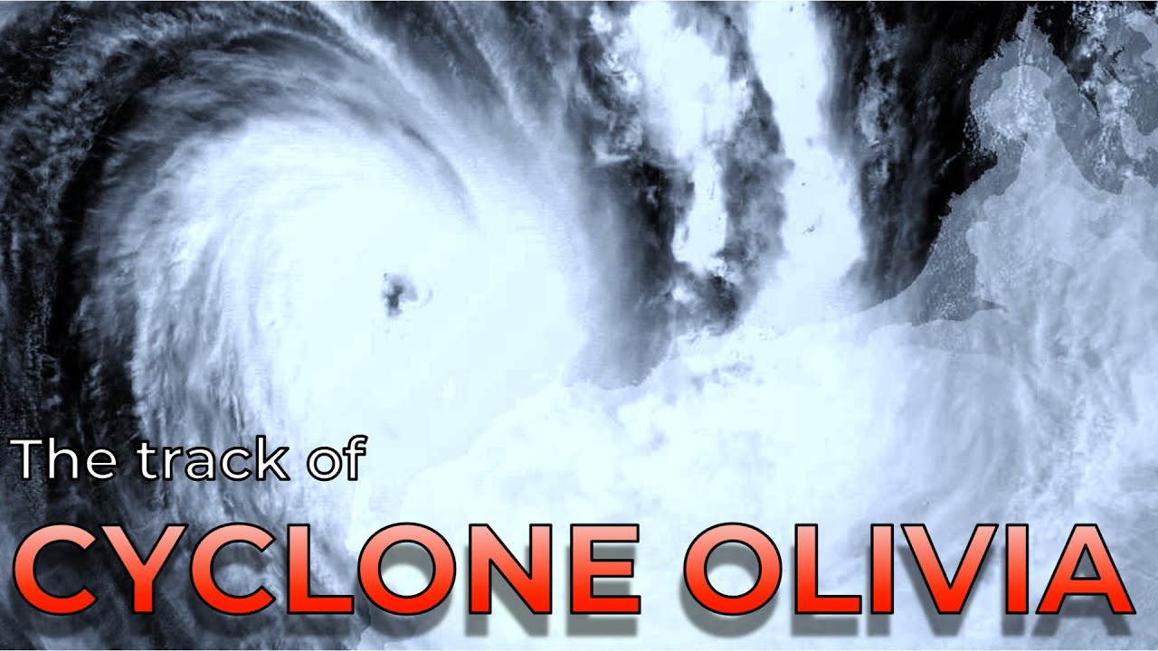 Track of Cyclone Olivia (1996)