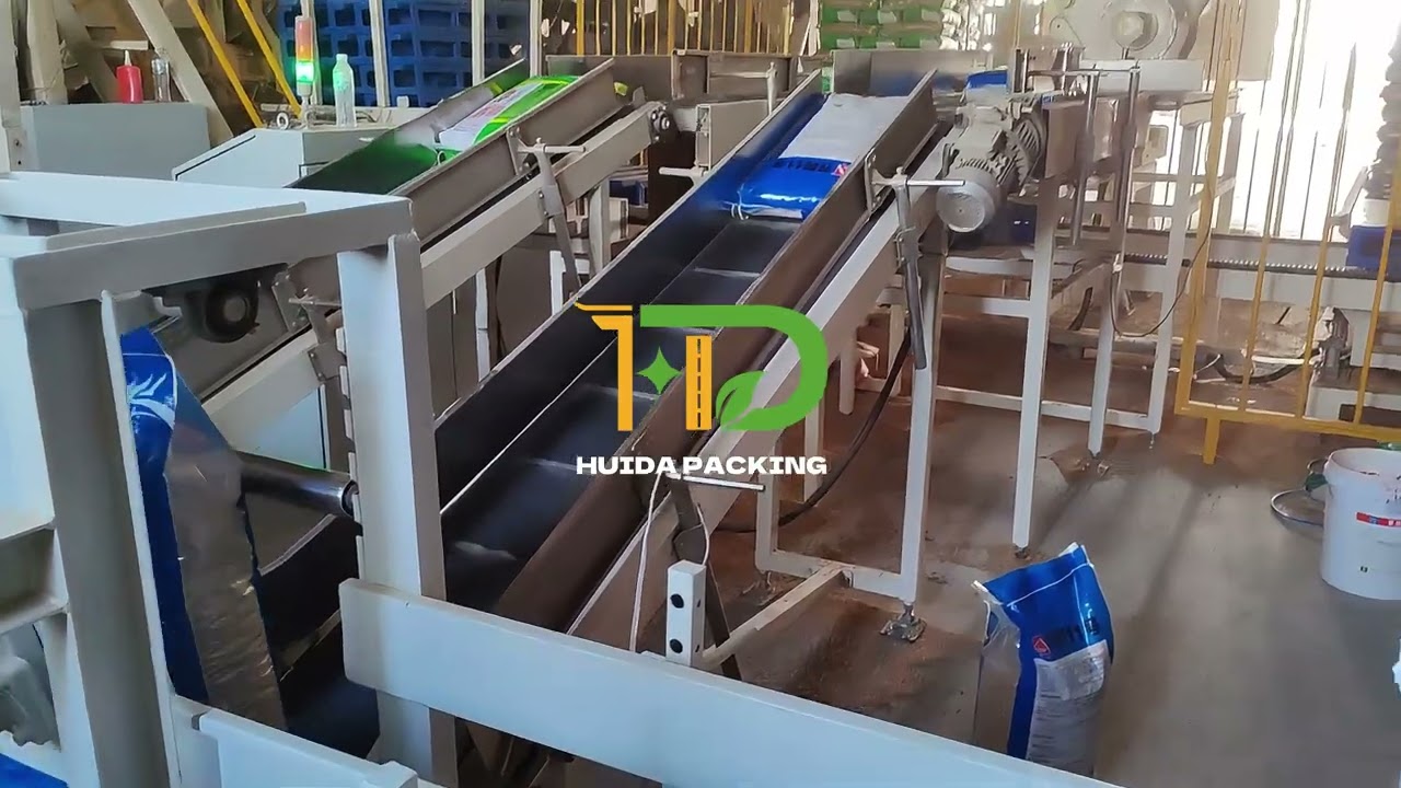 HUIDA PACKING | 600 bags/hour seed packaging and palletizing product line
