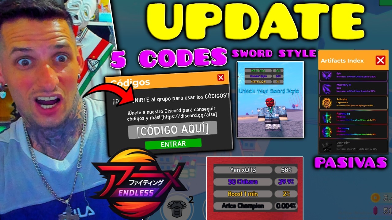 ⚠️UPDATE ANIME FIGHTING SIMULATOR ENDLESS CODES ROBLOX (SWORD STYLE)
