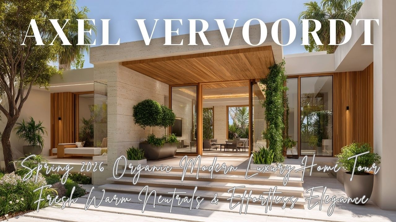 Spring 2026 Organic Modern Luxury Home Tour  Fresh Warm Neutrals & Effortless Elegance Inspired by A