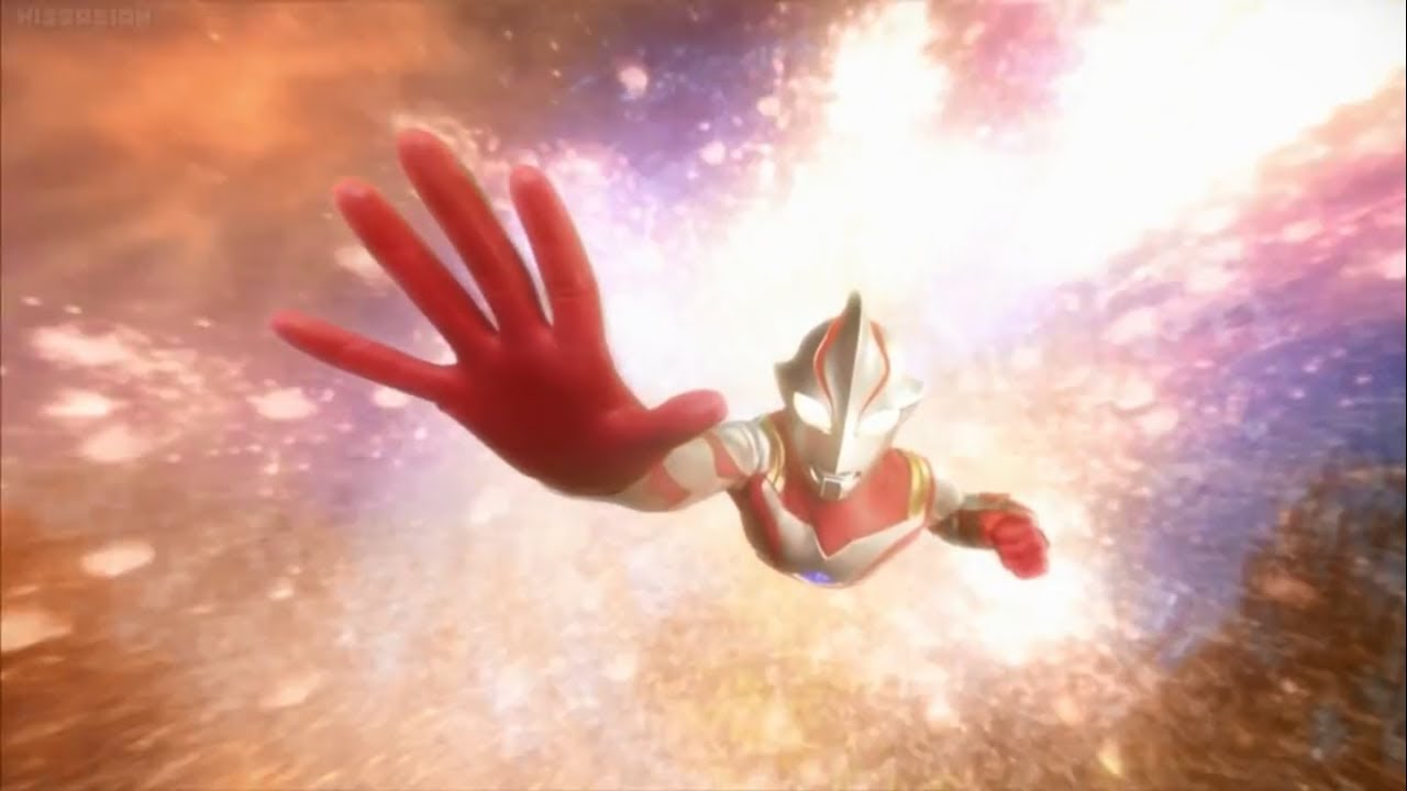 Superior 8 Ultraman Brothers - Mirai transforms into Ultraman Mebius