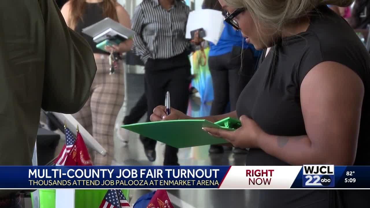 Massive Job Fair Turnout