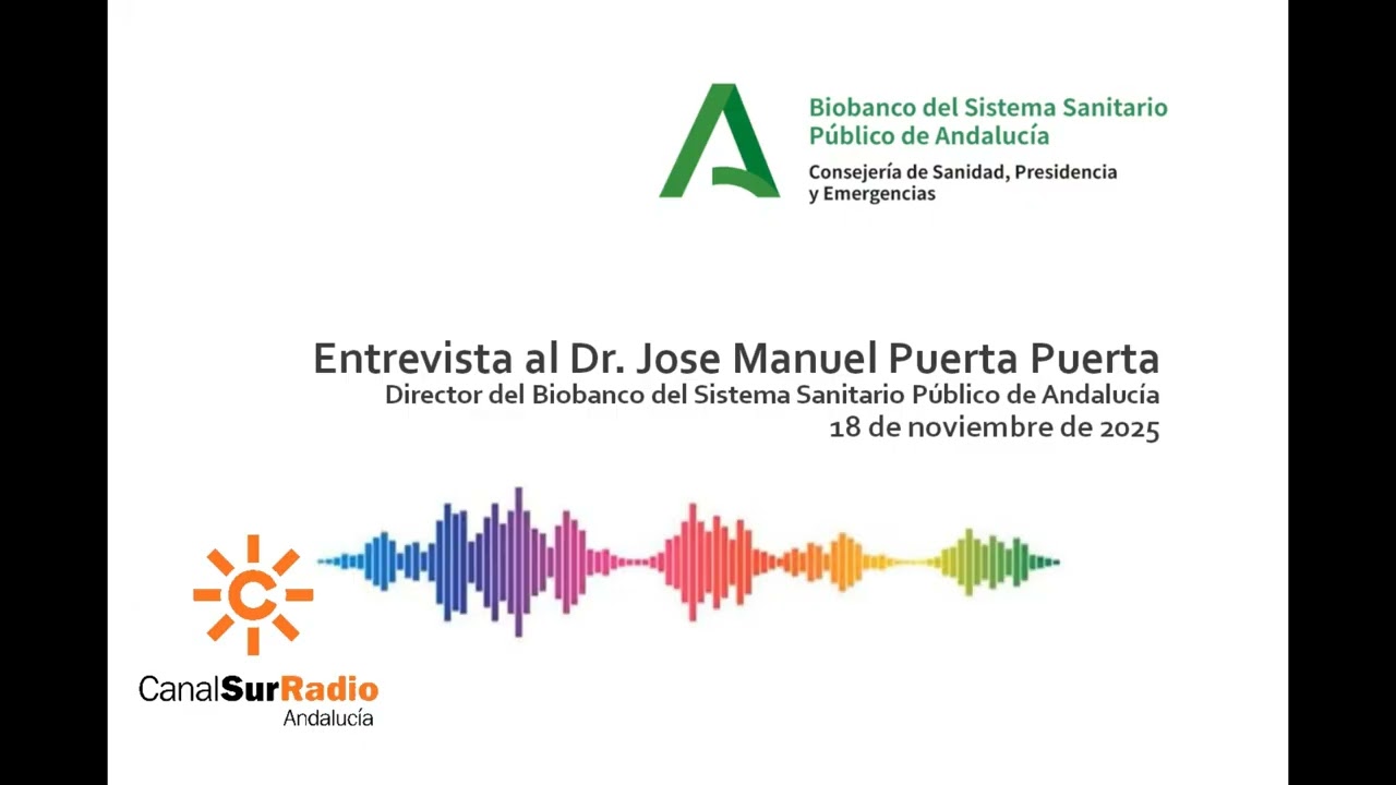 Entrevista al Dr. José Manuel Puerta Puerta en el programa Genio Andaluz de Canal Sur Radio.