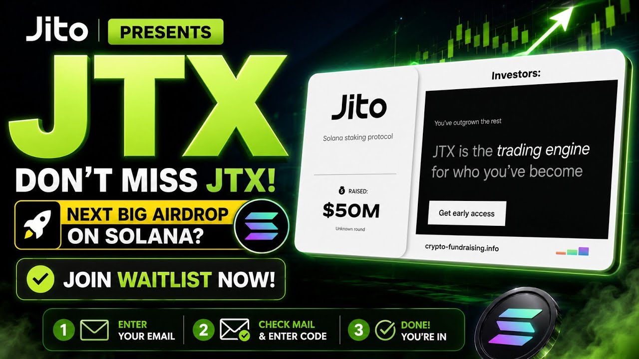 🚨 JTX Airdrop Is Coming? Don't Miss This Solana Gem! 💰 | Step-by-Step Waitlist Guide