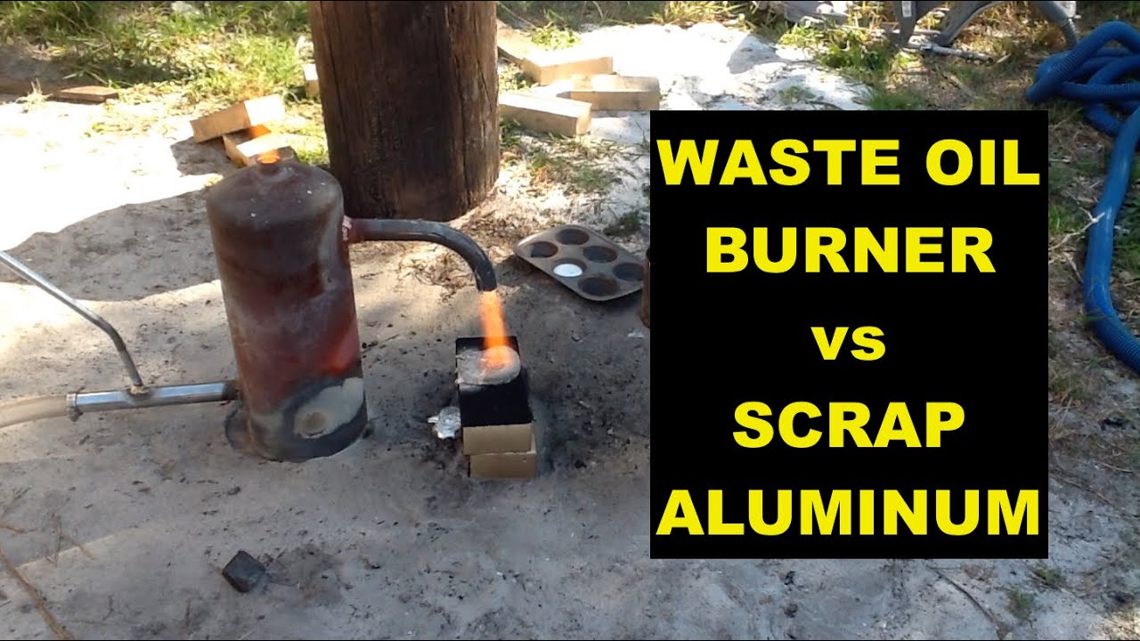WASTE OIL BURNER FOR MELTING METAL - 