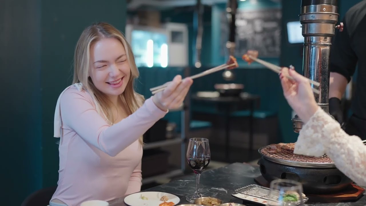 Sunshine Charcoal BBQ Myeongdong 🔥 The Ultimate Korean BBQ You MUST Try in Seoul! 🥩✨#명동맛집 #윤슬숯불구이