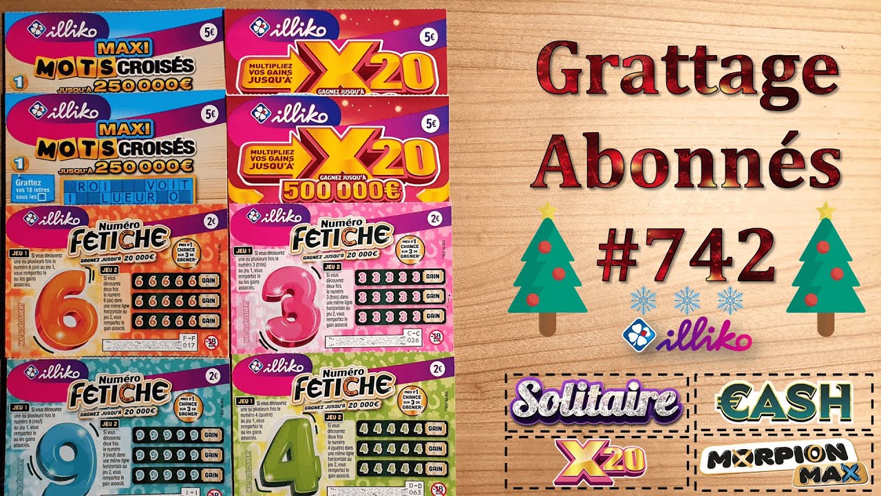 Grattage Abonnés #742 • FDJ/Illiko