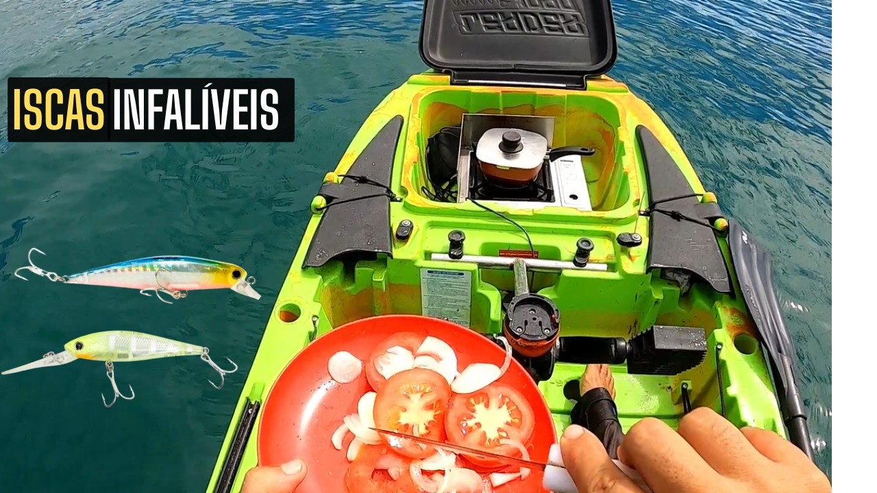 DEPOIS QUE MUDEI O TAMANHO DA ISCA, GARANTI O ALMOÇO NO MAR - Pescaria!