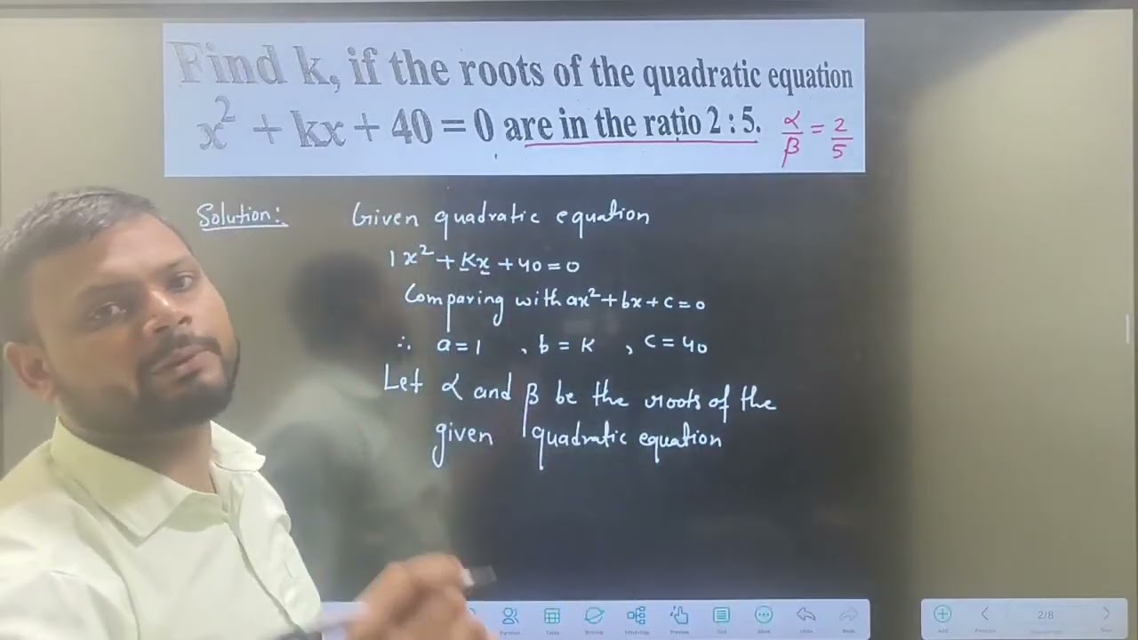 CLASS-10TH Maths Part-1 Quadratic Equation Hots 🔥  by Pandey sir 