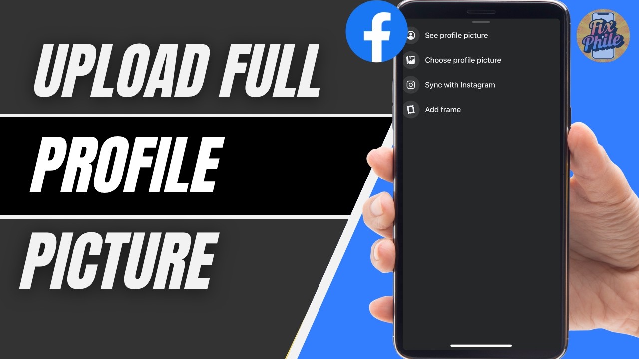 How To Upload Your Full Profile Picture On Facebook 2026 | Step-By-Step Guide