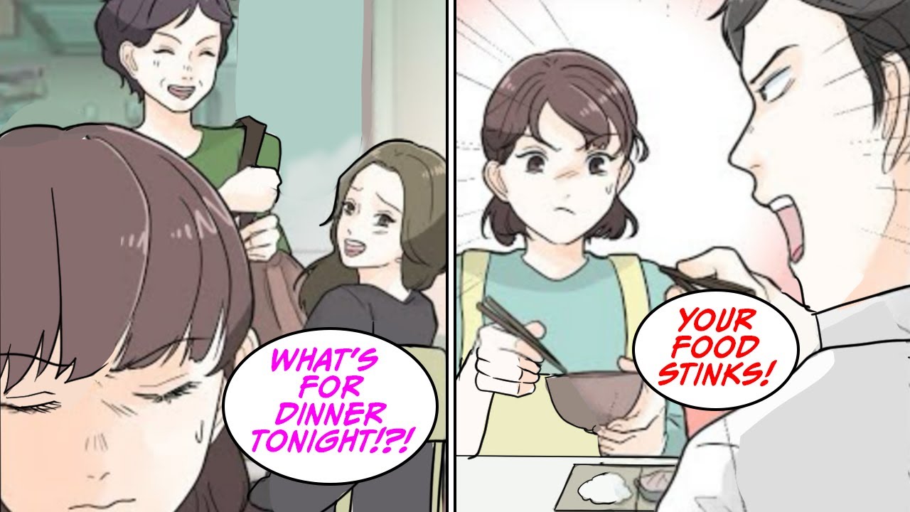 Me in-laws come to our dinner to demand food every night