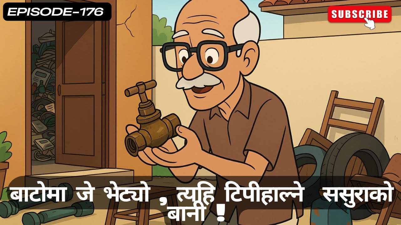 बाटोमा जे भेट्यो , त्यहि टिपीहाल्ने  ससुराको बानी ! ...- 176 #kathamandap #suspensestories #lokkatha