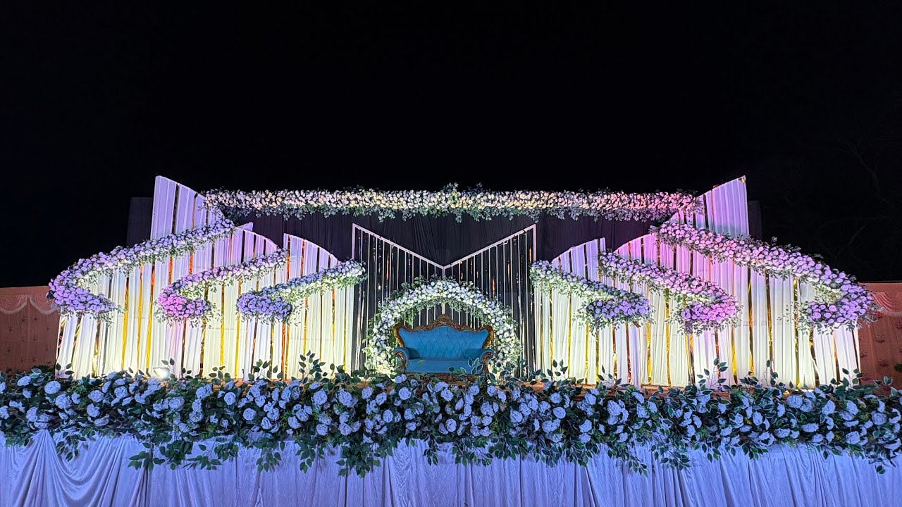 Stage Decoration New Setup || Flower Decor | Jaimala Stage