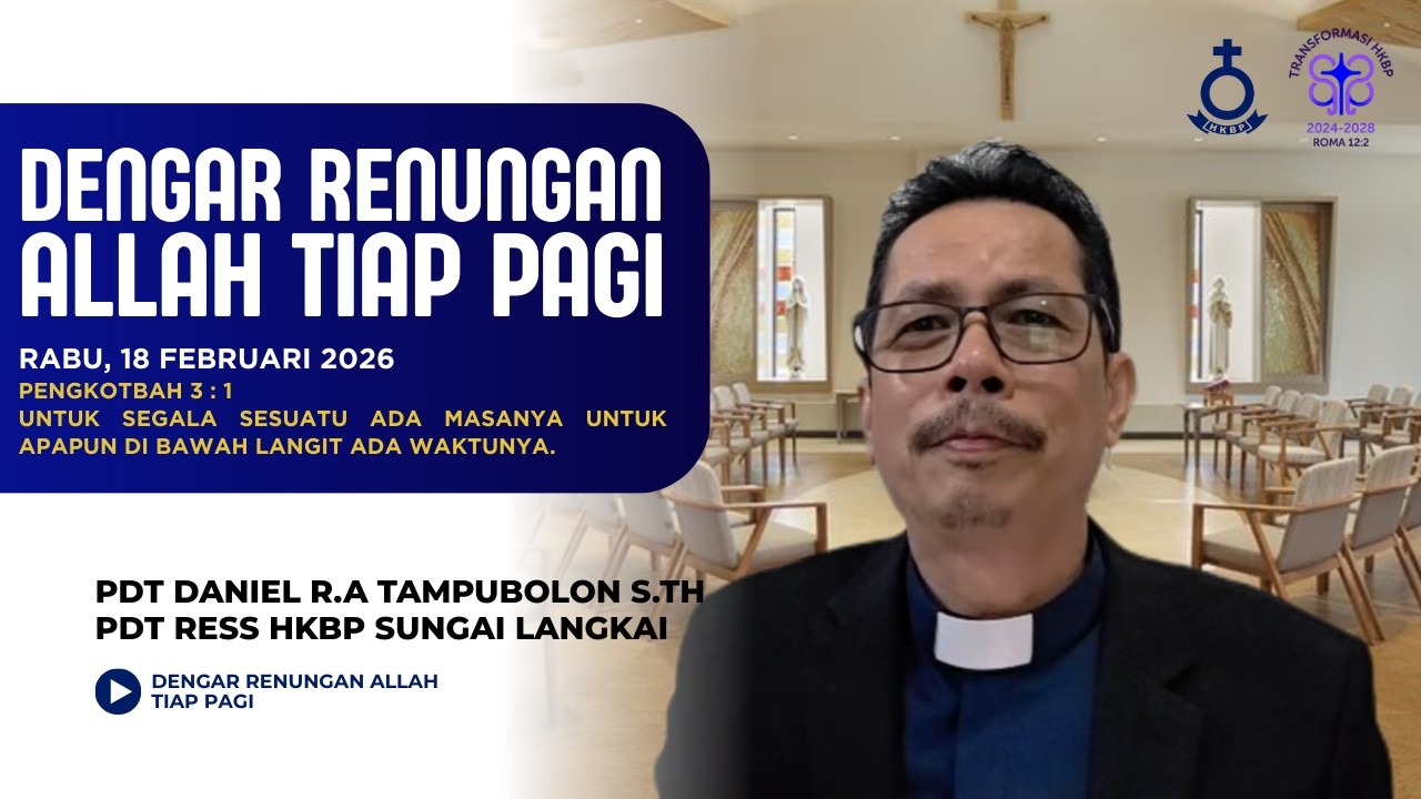 Dengar Renungan Allah Tiap Pagi | Rabu, 18 Februari 2026