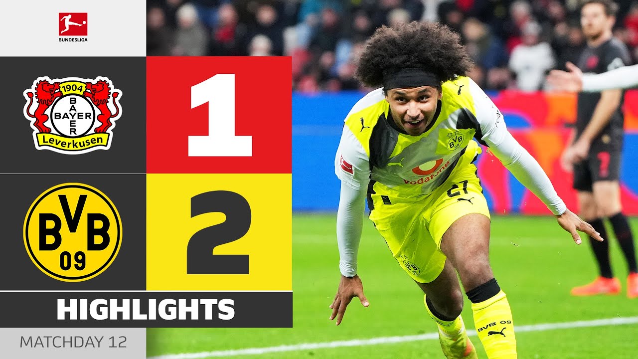 Ice-Cold-Adeyemi WIns It! | BAYER 04 LEVERKUSEN - BORUSSIA DORTMUND | HL | MD 12 &ndash; Bundesliga 25/26