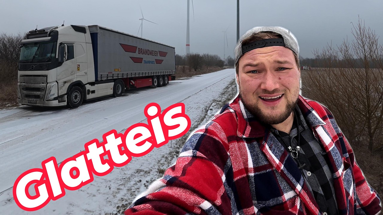 Glatteis auf der A2. Was für eine fahrt! Komm ich dadurch zu spät?