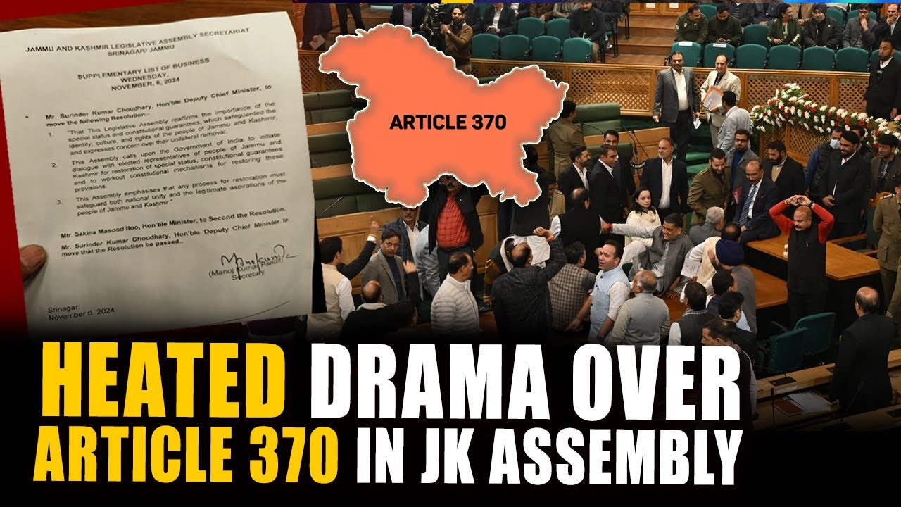 J&K Assembly passes resolution for restoration of special status amid strong protests
