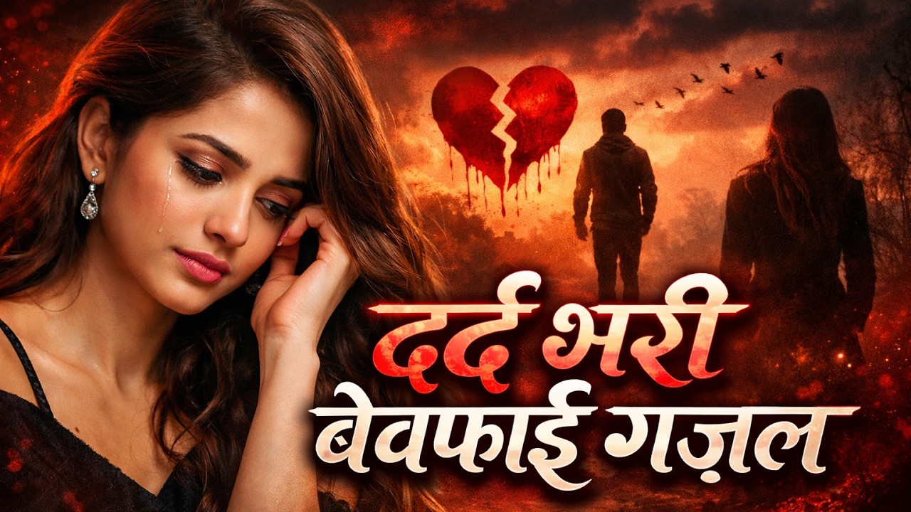 दर्द भरी बेवफाई गजल 💔  Dard Bhari Bewafai Ghazal  Sad Love Song 2026  Heart Touching Hindi Song