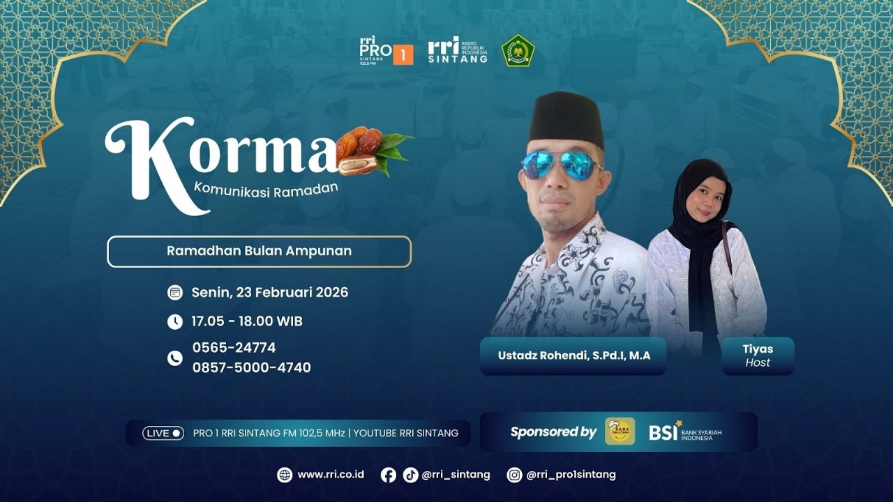 KOMUNIKASI RAMADHAN - Ramadhan Bulan Ampunan